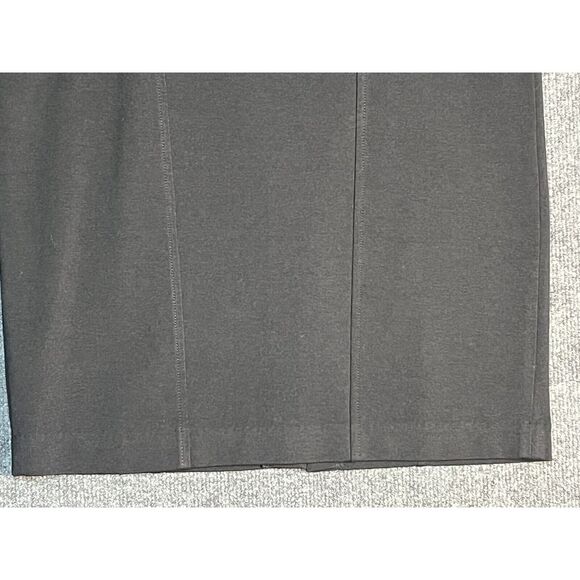 Liz Claiborne Mini Pencil Skirt High Waisted Back Slit Stretch Black Womens 8 - Picture 3 of 11